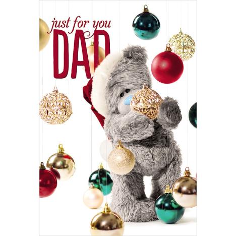 3D Holographic Dad Me to You Bear Christmas Card £3.79